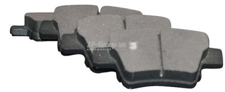 Гальмівні колодки зад. Peugeot 207/307/Citroen C4 06- (Bosch) JP GROUP 4163700410