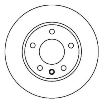 VW гальмівний диск передн.Audi A1Golf IV, Polo Skoda Fabia,Octavia I,Roomster,Polo 96- Jurid 562041JC