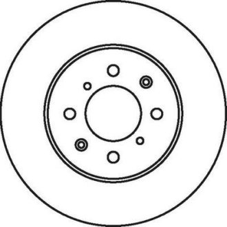 ROVER диск гальмівний передній 200,400 1.4/2.0 90- Jurid 562082JC