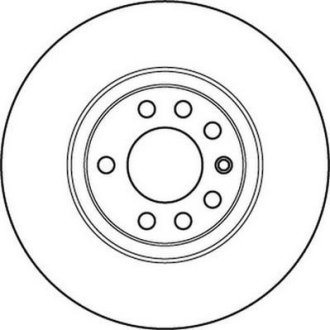 OPEL диск гальмівний передн.Astra G,H,Meriva,Zafira Jurid 562240JC