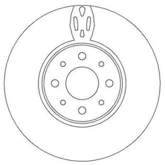 FIAT гальмівний диск передн. Bravo, Stilo Jurid 562295JC