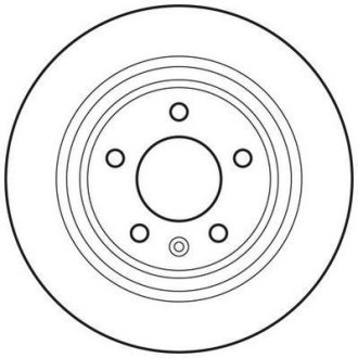 OPEL диск гальмівний задн.Astra J, Chevrolet Cruze Jurid 562640JC