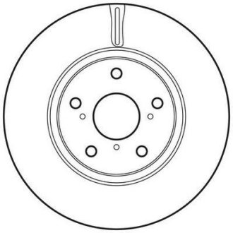 TOYOTA диск гальмівний передн.Avensis 08- Jurid 562649JC