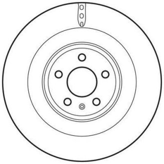 AUDI диск гальмівний передній 356мм A4/A5/A6/Q5 08- Jurid 562767JC