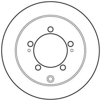 MITSUBISHI Гальмівний диск задн.Airtrek,Lancer VII,Outlander 03- Jurid 562781JC
