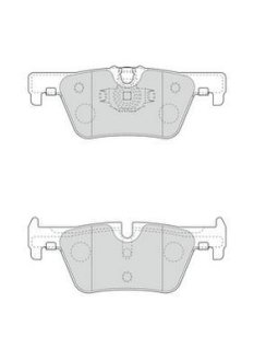 BMW Тормозные колодки задн. F30/F31/F34/F35/F80/X3(F25) Jurid 573401J