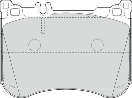 Гальмівні колодки передні Mercedes E-Class(W213,A238,C238),S-Class(W222),CLS(C257),S,SL Jurid 573625J