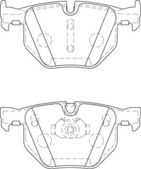 Гальмівні колодки задн. BMW E90 E60 E70 2,0-3,0 Jurid 573744J