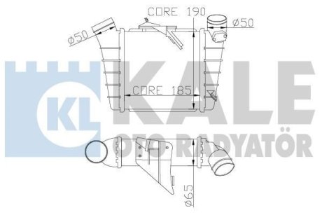 VW Інтеркулер Polo, Skoda Fabia I, II, Roomster 1.4/1.9TDI Kale 342300