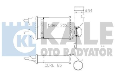 CITROEN Інтеркулер Jumper, Fiat Ducato, Peugeot 1.9TDI/2.8HDI 94- Kale 343500