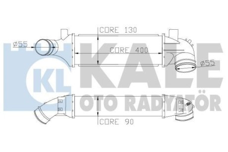 FORD інтеркулер Transit 2.0DI/TDCi 00- Kale 346600 (фото 1)