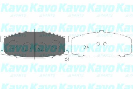 PARTS MITSUBISHI К-т гальмівних колодок передніх Canter KAVO KBP5527