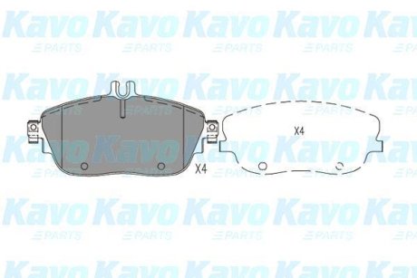 Комплект гальмівних колодок KAVO KBP6620