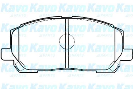 PARTS TOYOTA Гальмівні колодки передн. Lexus RX 00- KAVO KBP9137