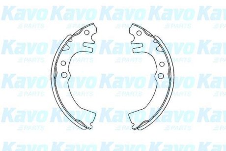 PARTS DAIHATSU Щеки торм. MOVE (L9_) 1.0 i 98-02 KAVO KBS1901