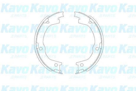 PARTS HYUNDAI гальмівні колодки ручного гальма Trajet KAVO KBS3404