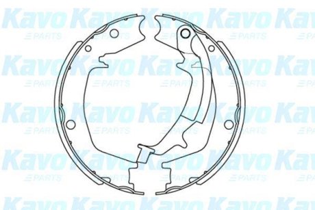 PARTS Колодки ручного тормоза HYUNDAI Tucson, Santa Fe KAVO KBS3413