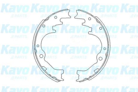 PARTS IVECO Гальмівні колодки барабанні Iveco Daily 35.10/12/40 39.10 09.90- 254x90 KAVO KBS5403