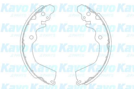 PARTS MITSUBISHI колодки гальмівні барабан. задн. Carisma, Galant, Lancer KAVO KBS6410