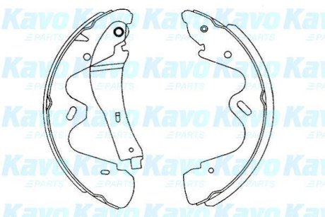 PARTS NISSAN щоки гальм. TERRANO II KAVO KBS7418