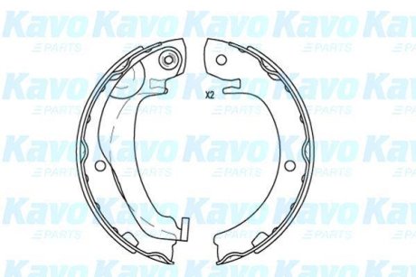 PARTS CITROEN Щеки тормозные C1,Opel Agila,Suzuki Swift,Toyota Yaris KAVO KBS9924