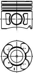 Поршень двигуна 1.3 JTD Multijet KOLBENSCHMIDT 41289600 (фото 1)