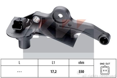 Датчик коленвала KW 453298