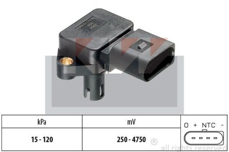 Датчик давления воздуха KW 493084