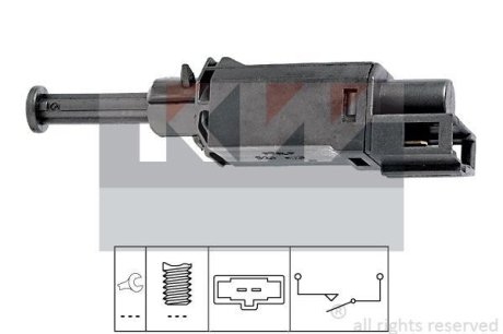510 143 Датчик педалі гальм/зчеплення (аналог EPS 1.810.143/Facet 7.1143) KW 510143