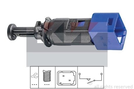 510 195 Датчик педалі гальм/зчеплення (аналог EPS 1.810.195/Facet 7.1195) KW 510195