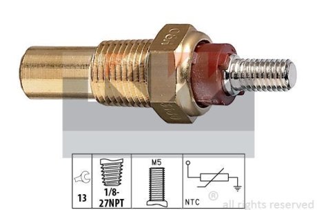 Датчик температуры охл. жидкости KW 530180