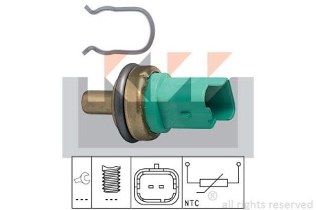 530 292 Датчик температури охолодж. рідини/масла/топлива (аналог EPS 1.830.292/Facet 7.3292) KW 530292