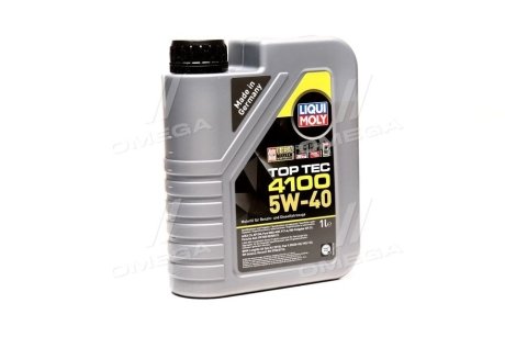 Моторное масло top tec 4100 5w-40, 1л LIQUI MOLY 7500