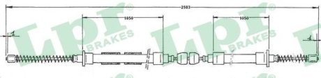 Трос ручного тормоза LPR C0605B