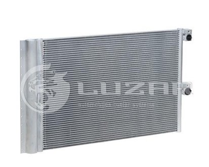 Радиатор кондиционера 2123 (02-) (с ресивером) Luzar LRAC0123