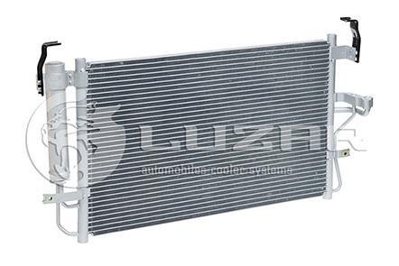 Радиатор кондиционера Elantra 2.0 (00-) АКПП/МКПП с ресивером (LRAC 08D2) Luzar LRAC08D2 (фото 1)