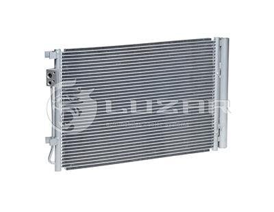 Радиатор кондиционера Solaris 1.4/1.6 (10-) АКПП/МКПП с ресивером 530*371*16 (LRAC 08L4) Luzar LRAC08L4 (фото 1)