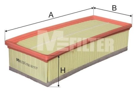 Фільтр повітряний M-FILTER K760