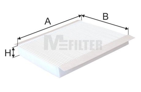 Фільтр салону Civic 1.4-2.2 05- M-FILTER K9046