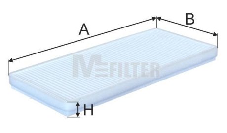 Фільтр салону Ford Fiesta 95- M-FILTER K922