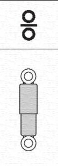 Амортизатор масляний задній FIAT CINQUECENTO [351782080000] MAGNETI MARELLI 1782H (фото 1)