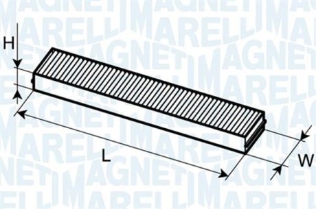 Фільтр салону FORD GALAXY 1996- [] MAGNETI MARELLI 350203061130 (фото 1)