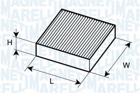 Фільтра салону MAGNETI MARELLI 350203061880