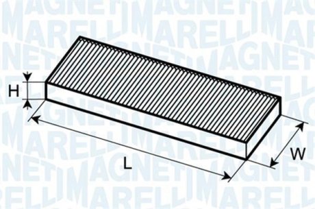 Фільтра салону MAGNETI MARELLI 350203062370 (фото 1)