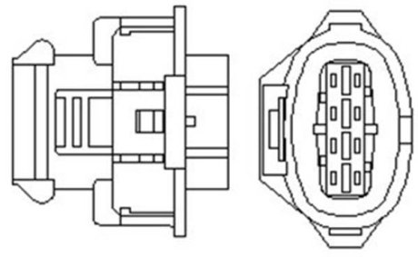 OPEL лямбда-зонд (4 конт.) NIVA CHEVROLET 1,8 двигун. MAGNETI MARELLI 466016355003