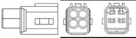 TOYOTA Кисневий датчик MAGNETI MARELLI 466016355027 (фото 1)