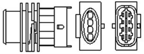 OPEL лямбда-зонд (4 конт.) OPEL Astra G/Corsa C1,4i/Vectra C 1,6i/Zafira 1,6i MAGNETI MARELLI 466016355056