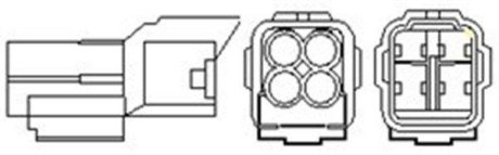 SUBARU Лямбда-зонд JUSTY 1.3/1.5 01-, SUZUKI SX4 1.5/1.6 06-10, SWIFT 1.3-1.6 05- MAGNETI MARELLI 466016355120