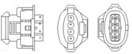 OPEL Кисневий датчик (лямбда-зонд) MAGNETI MARELLI 466016355124 (фото 1)