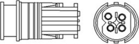 DB Кисневий датчик (лямбда-зонд) W203, W210, W463 MAGNETI MARELLI 466016355126 (фото 1)